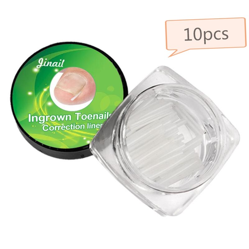 Coussinets de Correction d'ongle incarné coussin d'ongle incarné Silicone invisible élastique pince de redressement orthopédique directe: Default Title