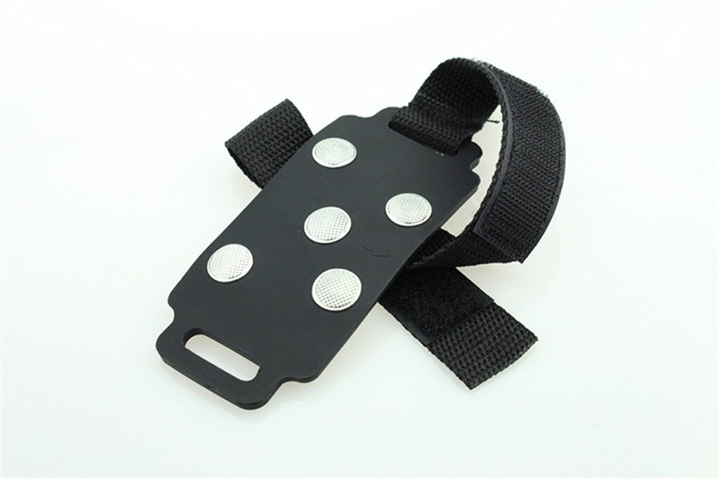 Anti Slip Eis Klettern Spikes Grips Steigeisen Stollen 5-Stud Schuhe Abdeckung Durable überschuhe mit gute elastizität Aparatos al #5