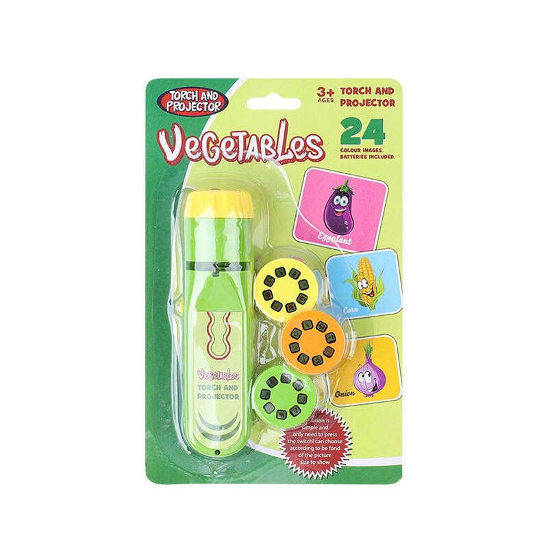 Balleenshiny 1Pc Cartoon Dieren Led Projectie Zaklamp Interactieve Speelgoed Projector Mini Theater Sprookje Kinderen Speelgoed: 7