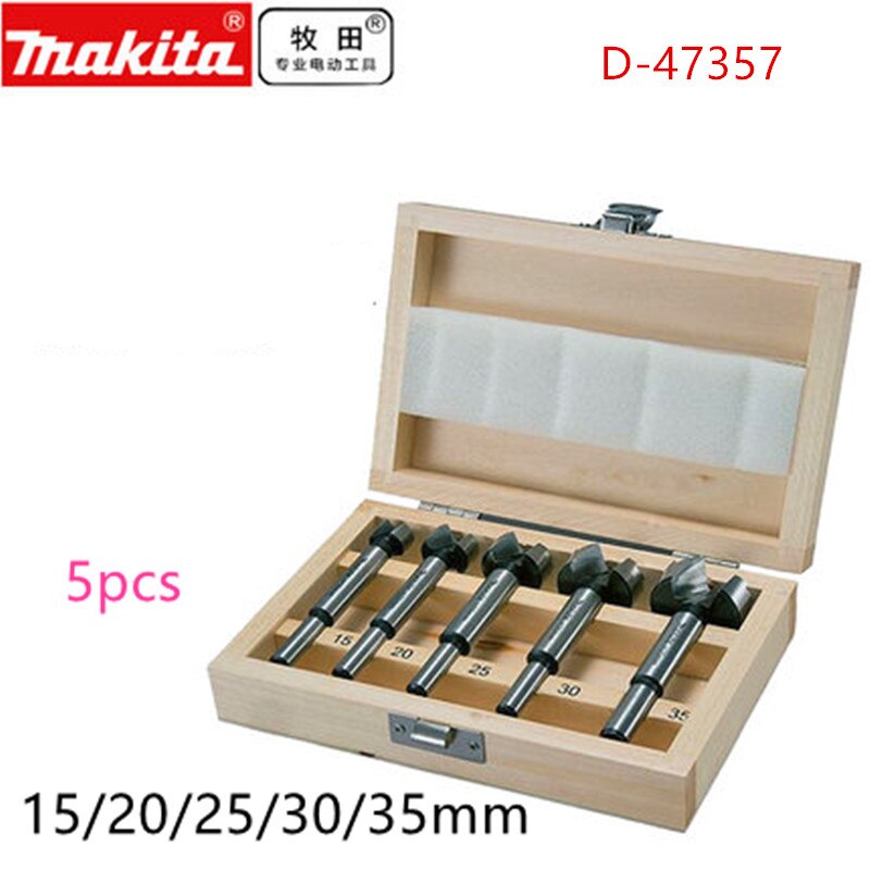 Makita Forstner Bohrer Holz Loch Boring Cutter 10mm 15mm 20mm 25mm 26mm 30mm 32mm 35mm 40mm 50mm D-47357 Holzbearbeitung Loch Sah: 5pcs