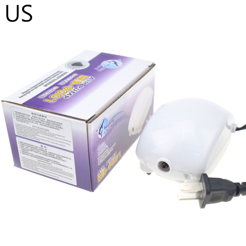 Ultra-Stille Aquarium Luchtpomp Aquarium Toenemende Zuurstof Pomp Us/Eu Plug 449C