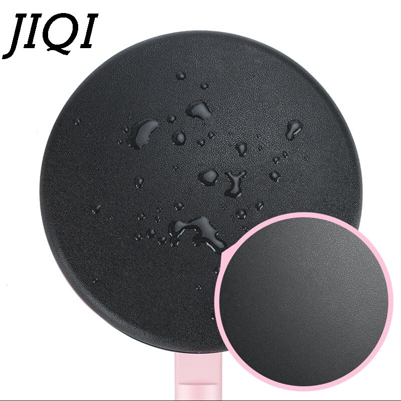 JIQI-máquina de tortitas eléctrica para hacer crepes y Pizza, plancha antiadherente para hornear pan y pasteles, utensilios de cocina de 220V, color rosa, para UE y EE. UU.
