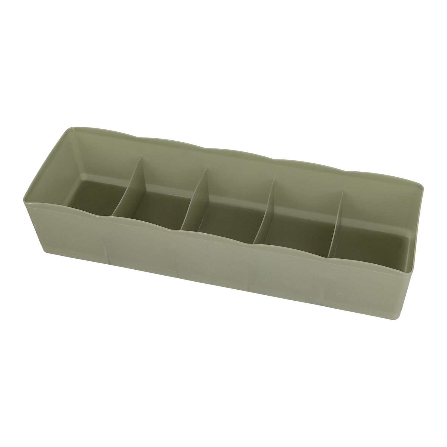 Plastic Multi Grids Ondergoed Bh Sokken Opbergdozen Kleding Organizer Thuis Slaapkamer Kast Lade Plastic Divider Organizer: nordic green-5 grid