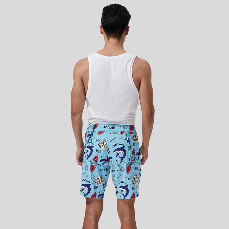 Strand Shorts Mannen Kofferbak Zomer Korte Broek Print Ademend Snel Droog Zwemmen Shorts Plus Size Heren Shorts Zomer Zwembroek