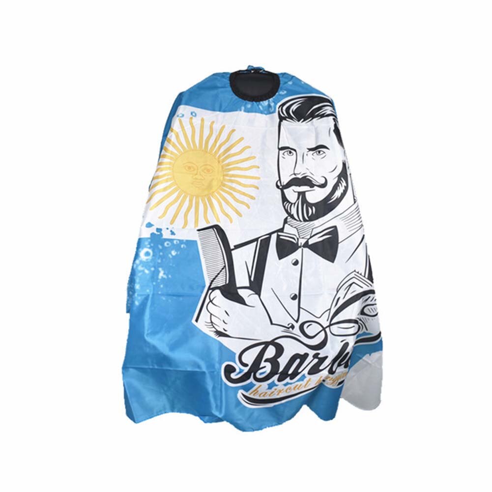 Waterproof Hairdressing Salon Apron For Barber Hairdressing Gown Antistatic Fabric Hair Dyeing Haircut Cape Home Haircut Cape: Light Grey