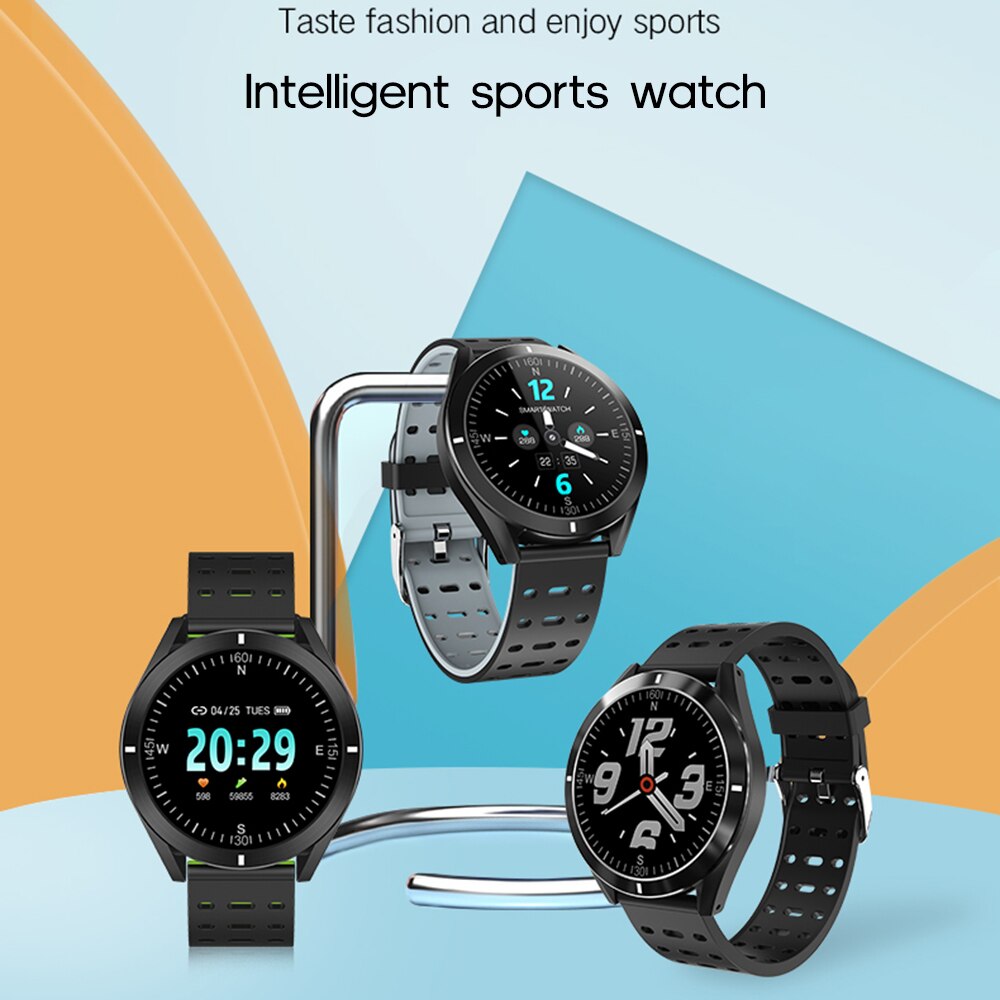 P6 intelligente fitnesshorloges met bluetooth sport, stappenteller, waterdichte smartwatch, stappenteller, bloeddrukmeter, slimme armband en polsbandje.