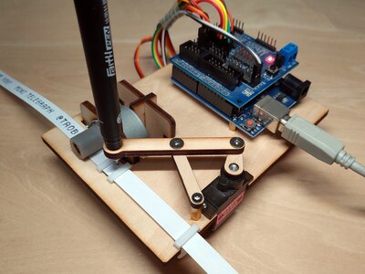 Telegraph Maker DIY Manipulator Writing Robot Small Clock