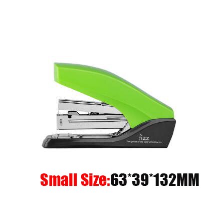 Grapadora Fizz, nueva y sin esfuerzo, grapadora de plástico duro para estudiantes, grapadora estándar fuerte y Color duradero para escuela, oficina, hogar: Type 2 Green