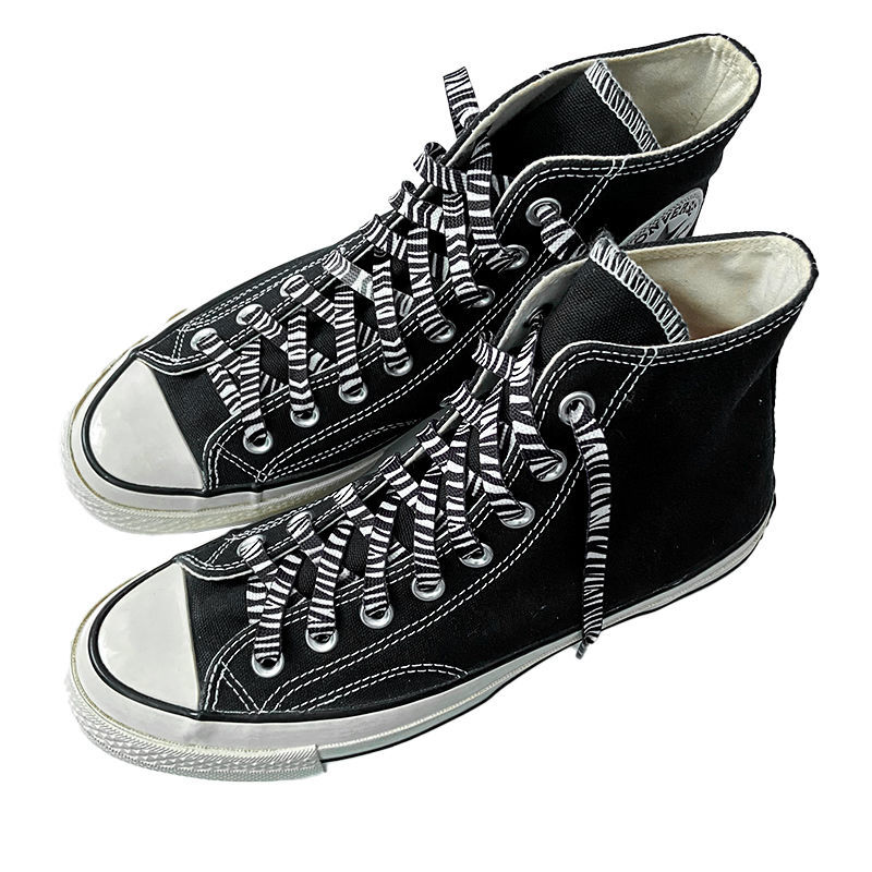 Individual Classic Animal Pattern Shoelaces Women Men Zebra Leopard Pattern High-top Canvas Sneakers Shoelaces