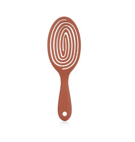 Newest Youpin Xinzhi Relaxing elastic massage Comb Portable Hair Brush Massage Brush Anti-static Magic Brushes Head Combs: Red