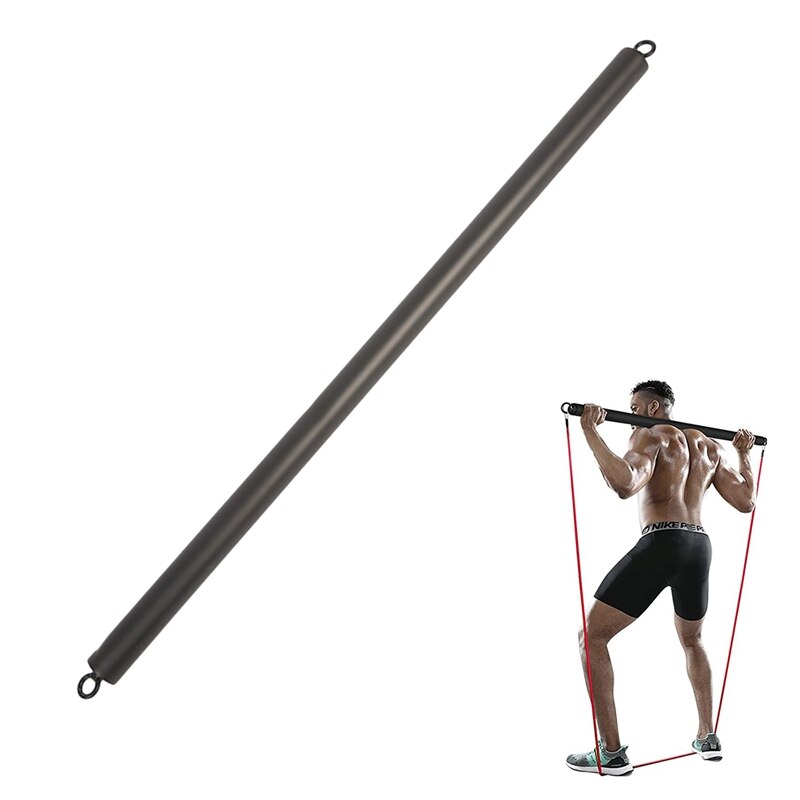 Portátil Pilates Bar Yoga Pilates palo bandas elásticas de resistencia ejercicio con pesas de elevación Barra de Fitness bandas de ejercicio