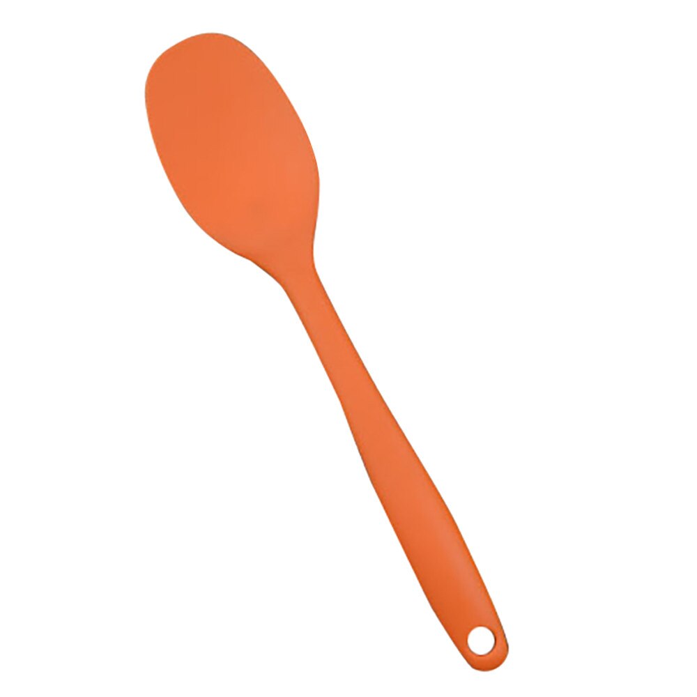 Silicone Kitchen Bakeware Utencil Spoons And Scoop Cooking Tools mutfak aksesuarlari kitchen utensils utensilio de cozinha: Orange