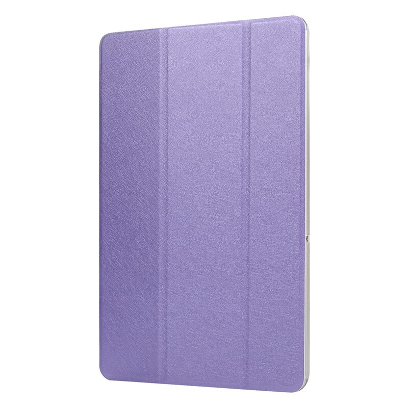 Voor Samsung Galaxy Tab A7 10.4 SM-T505 T500 T507 Ultra-Dunne Flip Leather Case Shockproof Fold Stand Tablet cover: purple