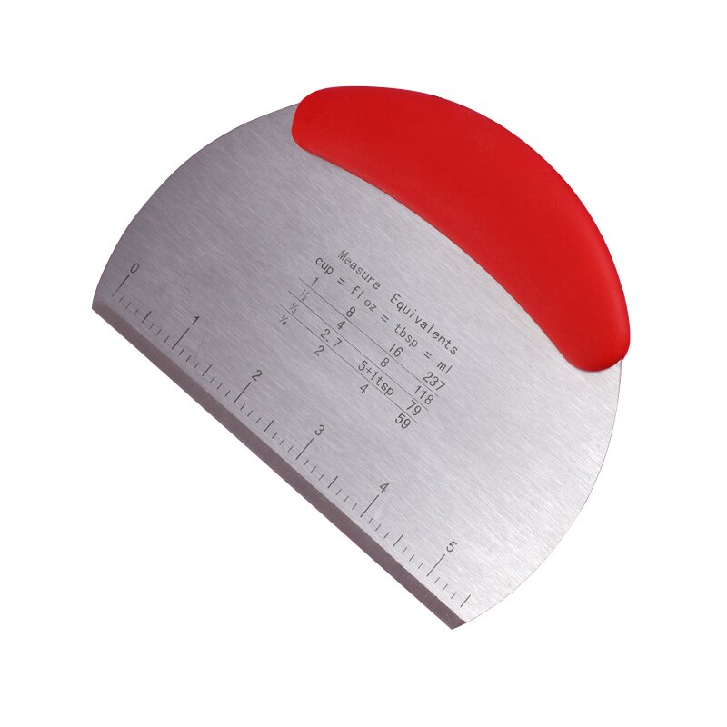 Espátula de pastelería, cortador de harina para pastelería, cortador de masa de harina de acero inoxidable, espátula para masa de Pizza, utensilios de cocina para masa: red