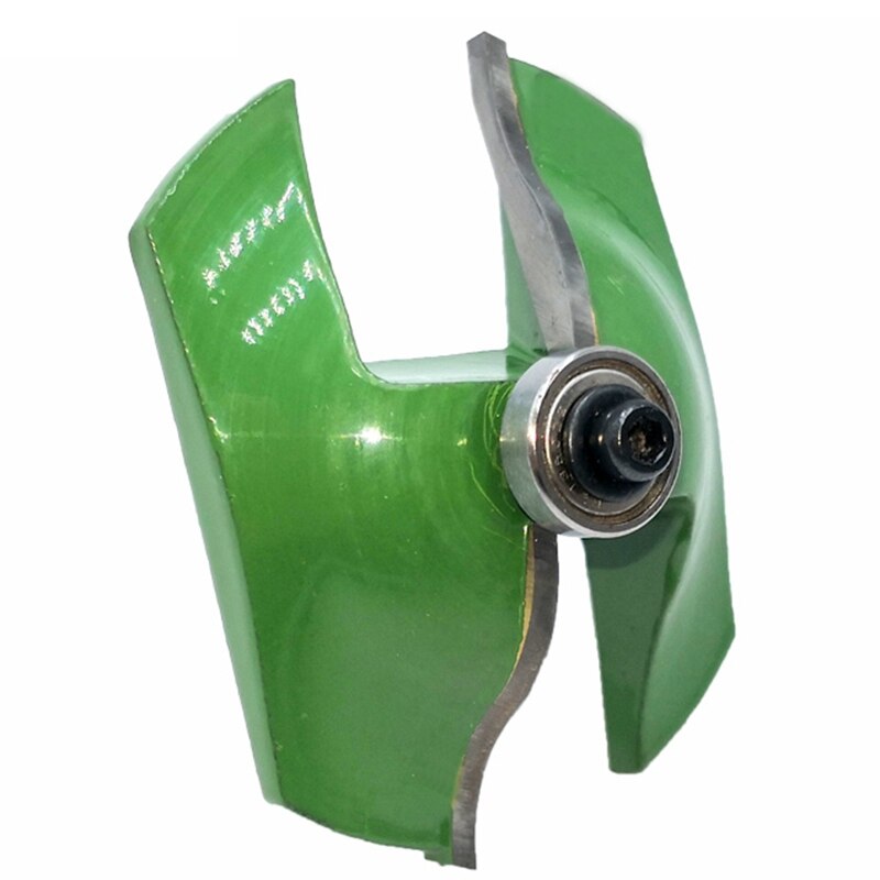 8Mm Shank 2-1/2 inch Raised Panel Router Bit Door Window Cove Line Milling Cutter Woodworking Cutting for Wood Tools