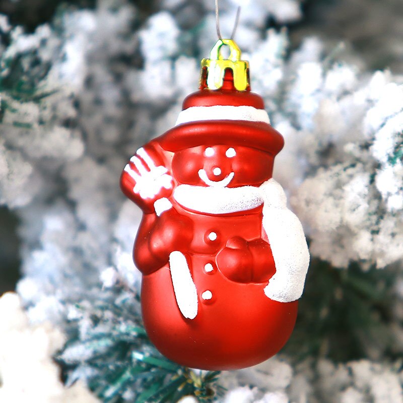 90 Stks/set Kerstballen Met Boom Top Sparkle Sterren Opknoping Bal Kerstballen Sneeuwvlok Kerstboom Decoratie Ballen Ornament
