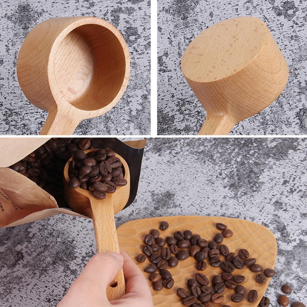 Gewürz Löffel Multifunktionale Lange Griff Holz Haushalt Kaffee Scoop für Küche