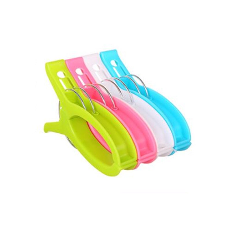 Pinces à vêtements de couleur en plastique pince de serviette de plage épingles à linge grande taille supports de séchage