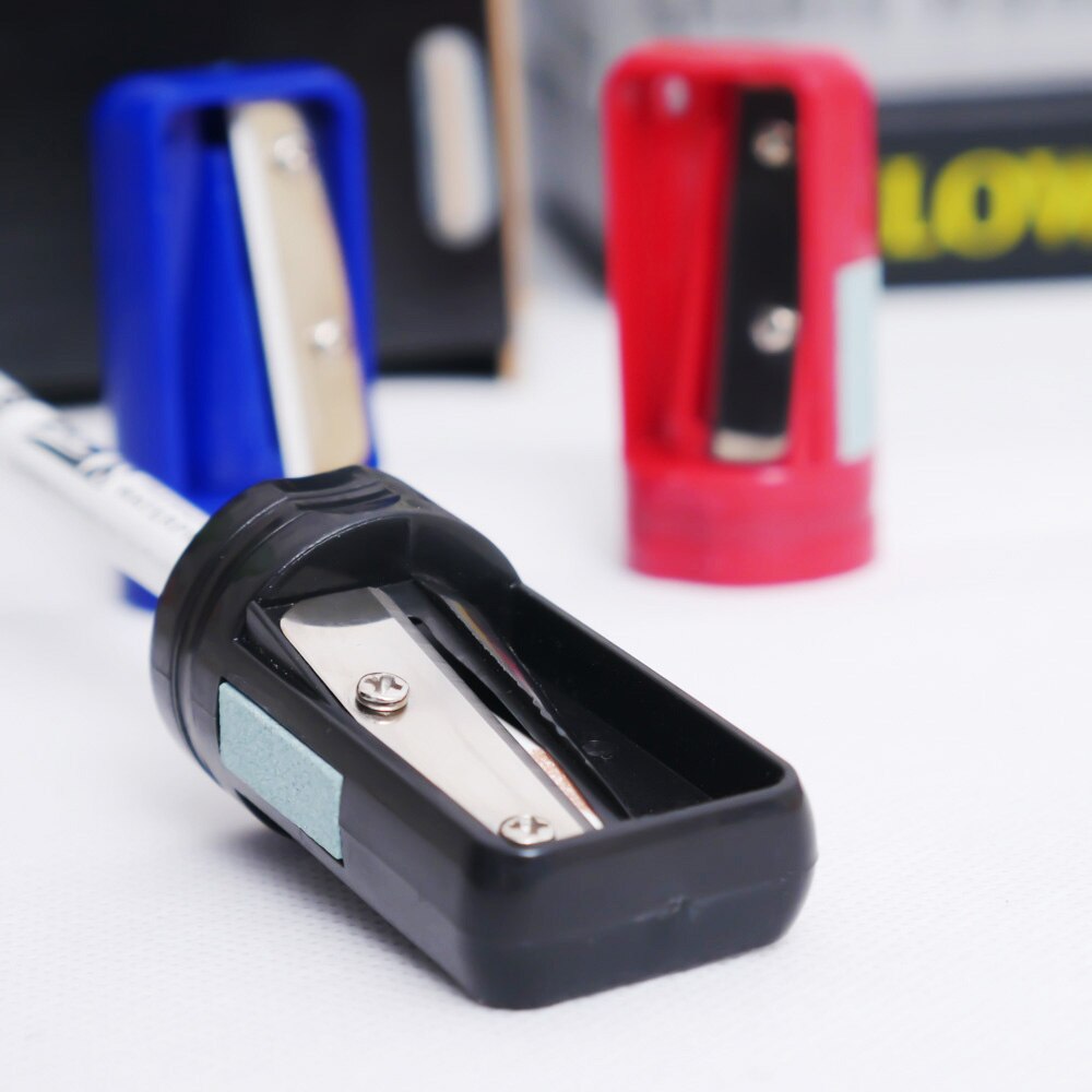 2Pcs Woodwork Carpenter Pencil Sharpener Cutter Shaver Narrow Sharpening Tool Eye Brow Makeup Cosmetic Eyebrow Pencil Cutter