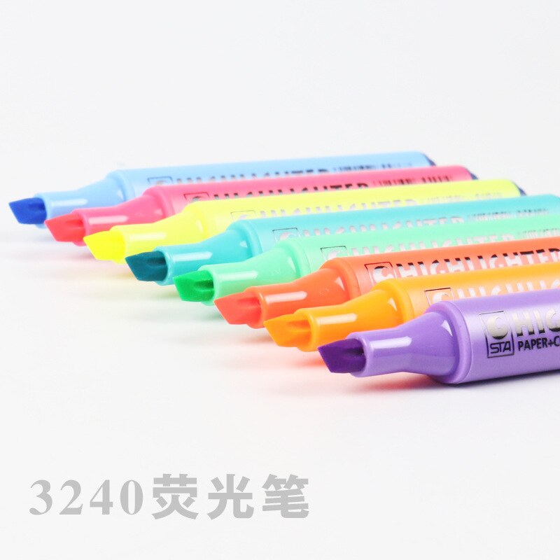 STA-rotuladores de dibujo para estudiantes, juego de rotuladores para dibujo artístico, Manga, dibujo de grafiti, 8 colores, 1 unidad