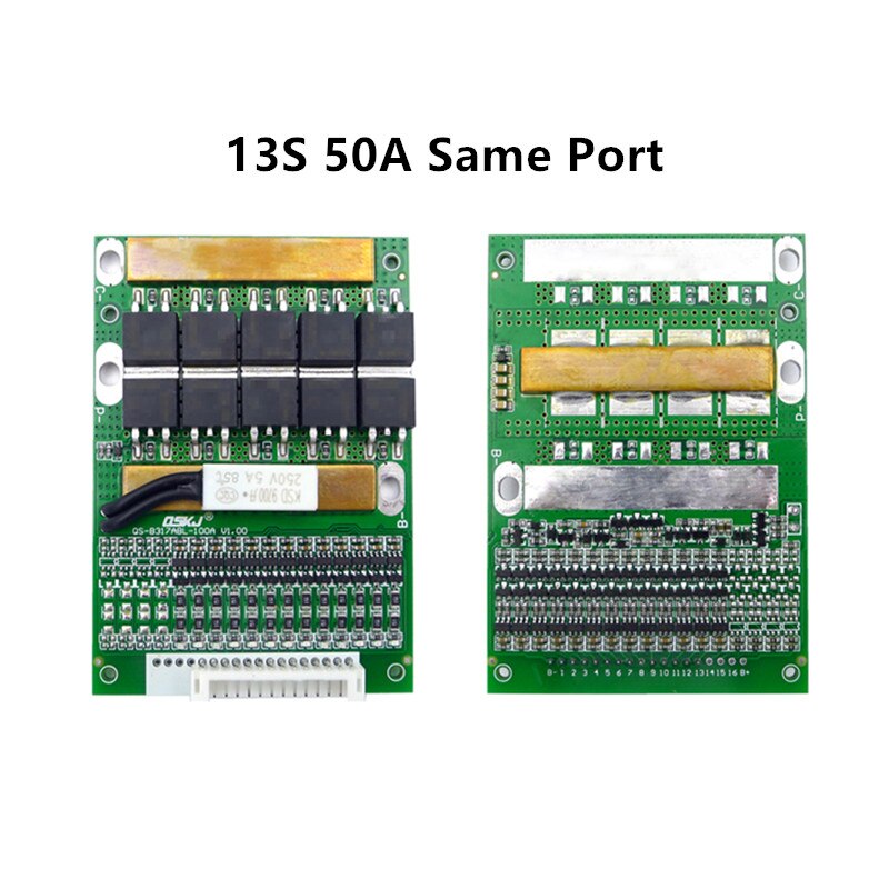 6S-13S 25A 35A 50A 80A 150A BMS Balance Board 24V 36V 48V Ternary Lithium/LiFePo4 Battery Protection Board power tools 7s 8s 10