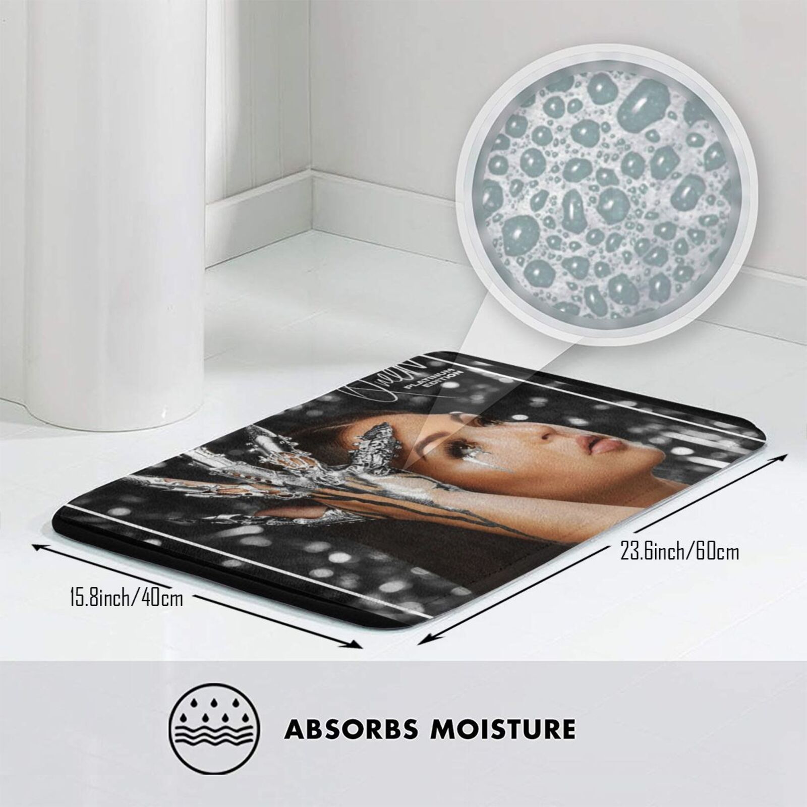 Reine Tapis Tapis Tapis de Chambre Anti-dérapant Tapis de Porte D&#39;entrée Eva Kitoko Reine Eva Reine On Fleek Aya Nakamura Jlc