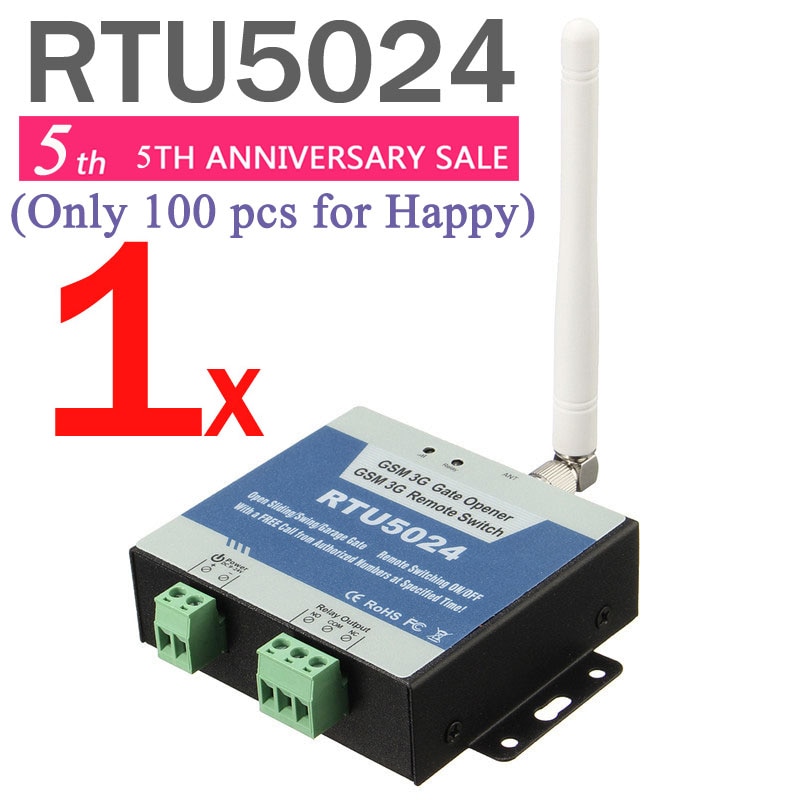 RTU5024 Gsm Gate Opener Relais Schakelaar Afstandsbediening Toegang Door Gratis Call Iphone En Android App Ondersteuning