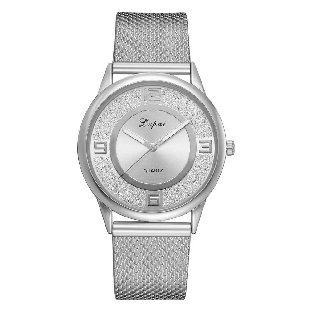 Lvpai Tops Brand Women Bracelet Watches Women's Casual Quartz Silicone strap Band Watch Wrist Watch relogio feminino: A