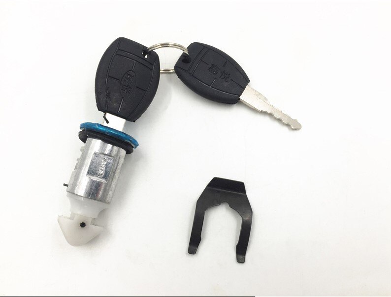 Motorrad Werkzeugkasten Schloss Bausatz mit Clip für Chinesische GY6 QJ Keeway Rolle Motor- ersatzteil