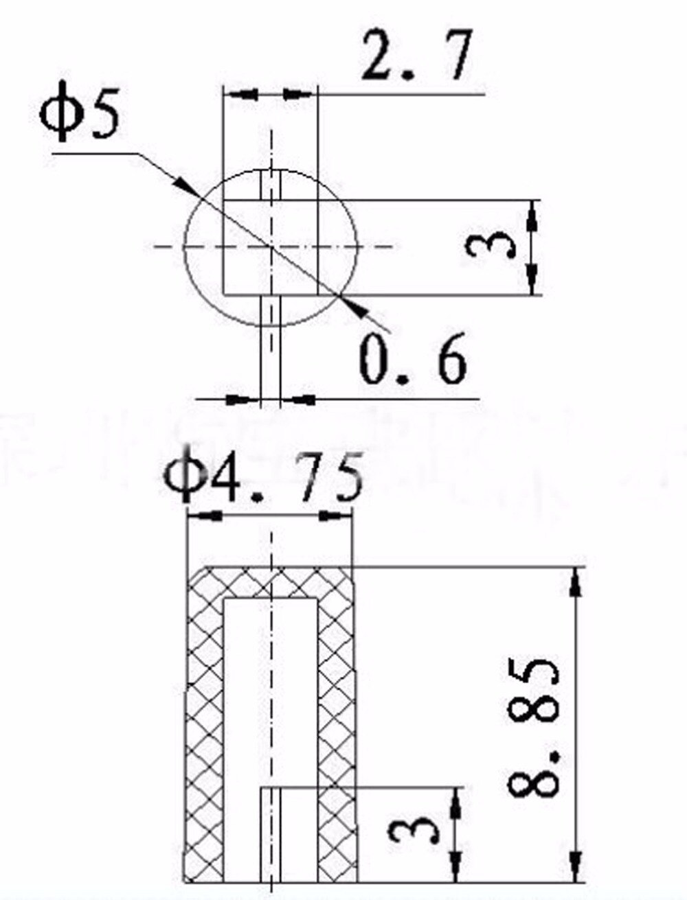 1000 PCS/Pack Tactile Push Button Switch Cap 5X9.5MM Micro switch button Cap,7 colors,Not include switch
