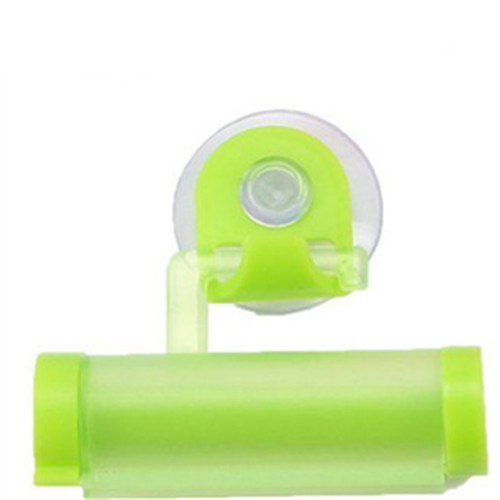 Suction Plastic Rolling Tube Squeezer Useful Toothpaste Easy Dispenser Bathroom Toothpaste Holder Bathroom Home Accessories: Green