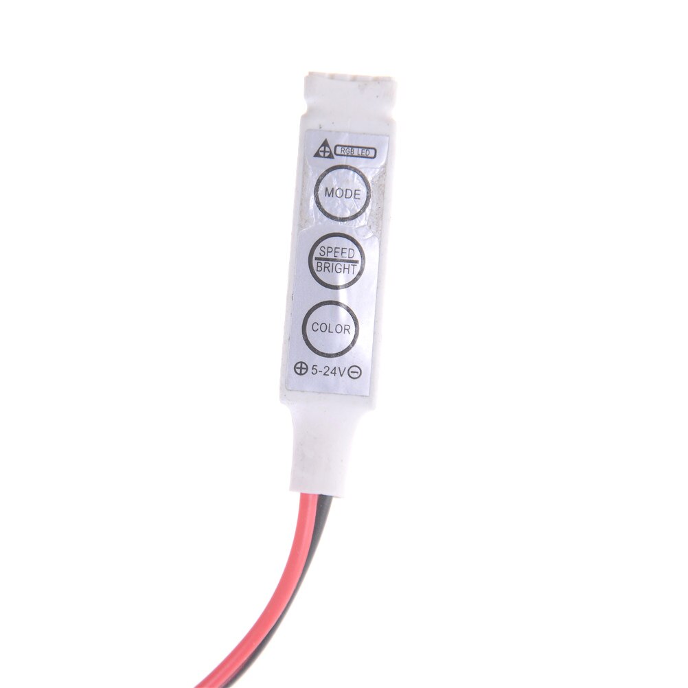 1 Pcs 5-24V Wit LED Controller Helderheid Dimmer 3 Toetsen Voor Led 3528 5050 Strip Licht RGB kleur