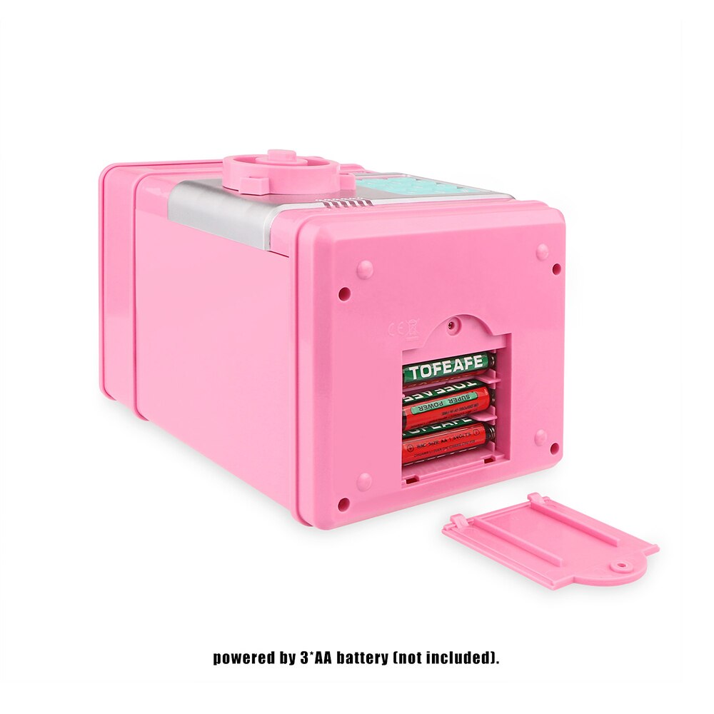 Tirelire électronique automatique avec mot de passe, coffre-fort automatique pour pièces de monnaie, dépôt de billets de banque,