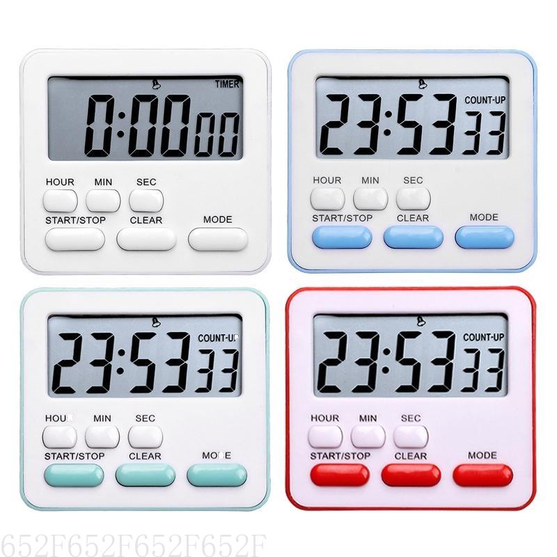 652F LCD Pantalla LCD Temporizador Temporizador Temporizador cocina digital Atanción 24 Horas Reloj Sleep For