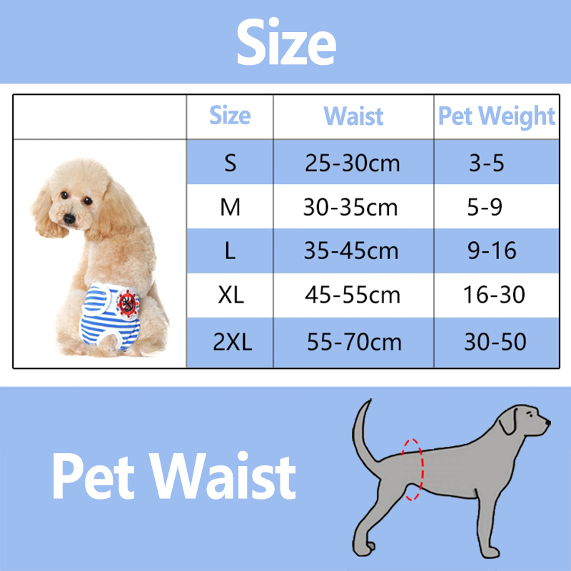 Couches pour chiens femelles, sous-vêtements menstruels, culotte pour chiens Tech de Terek, culottes hygiéniques réutilisables pour protection des chiens