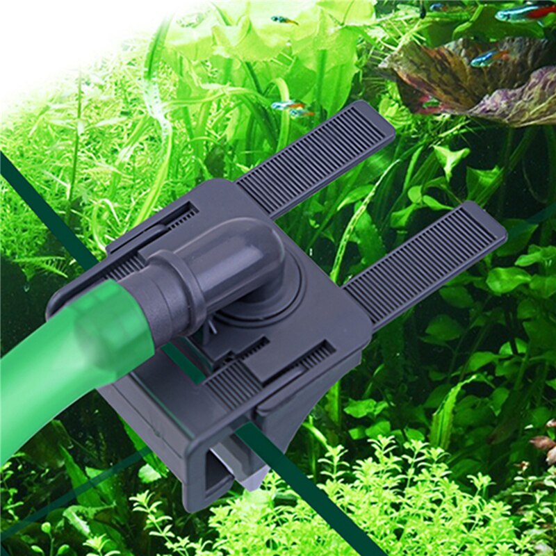 1Pc Plastic Aquarium Aquarium Waterleiding Connector Aquarium Mount Houder Instroom Uitstroom Rekbaar Aquarium Accessoires