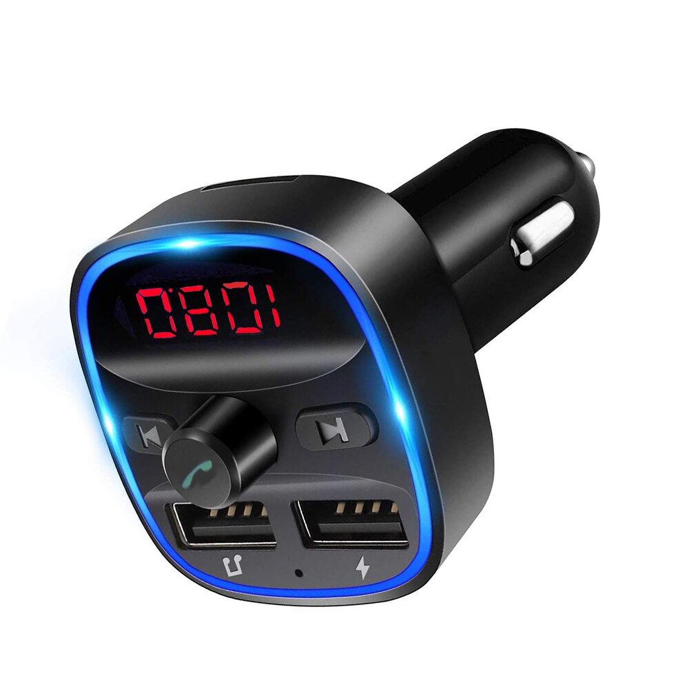 FM Transmitter Handsfree Bluetooth Wireless Car Kit Car Charger With 2.1A Dual USB FM Modulator Transmiter Music MP3 Player