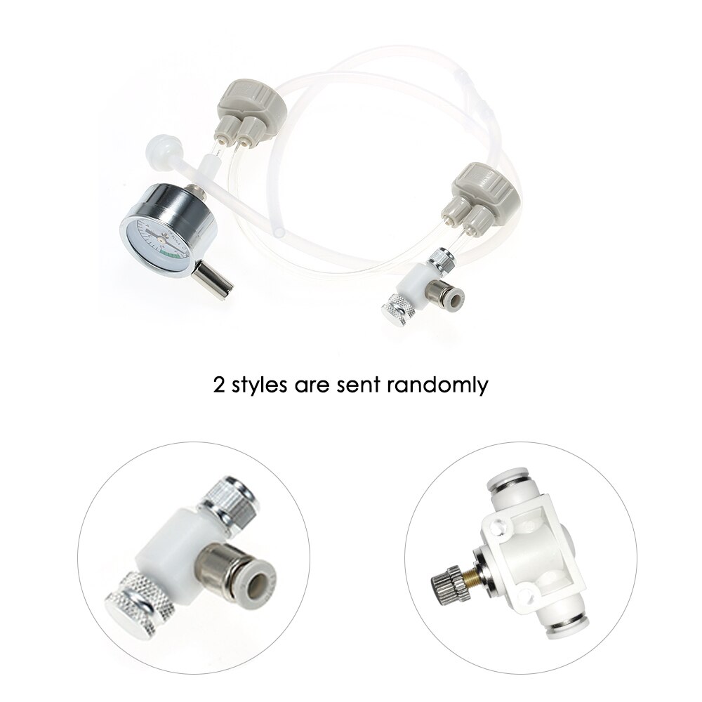 DIY CO2 Generator System with Pressure Guage Air Flow Adjustment Vavle Water Plant Aquarium Accessory Necessity CO2 Generator