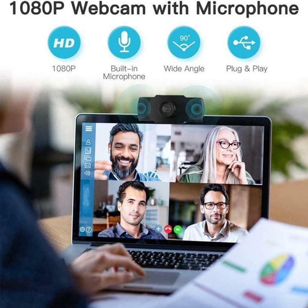 Full Hd1080p Computers Camera Webcams Microphone Camera Cam Usb Camera Photography Digital Camerahd 1080p Webcam