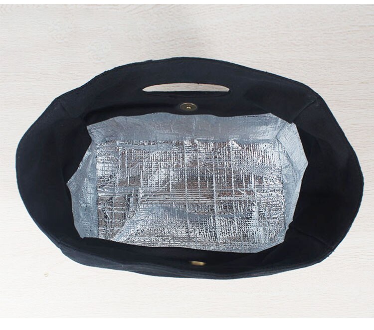 Pomarańczowe litery Unisex przenośna torba na Lunch izolowane pudełko na Lunch Tote Bag biuro lodówka pojemnik torba do przechowywania żywności Tote Bag