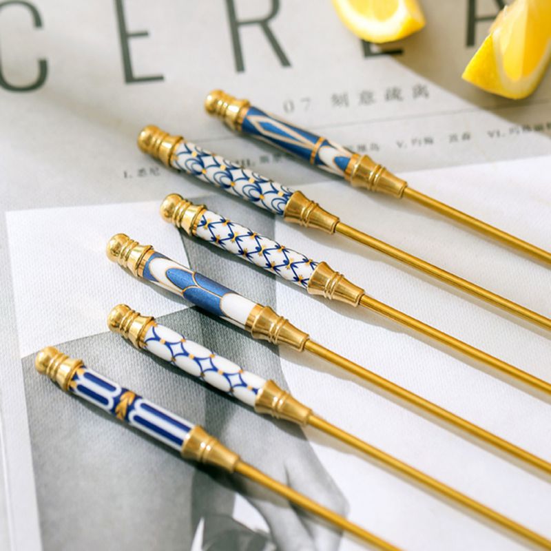 Kaffee Getränke Rührwerke Edelstahl Kreative Mischen Cocktail Rührer Sticks für Hochzeit Party Bar Swizzle