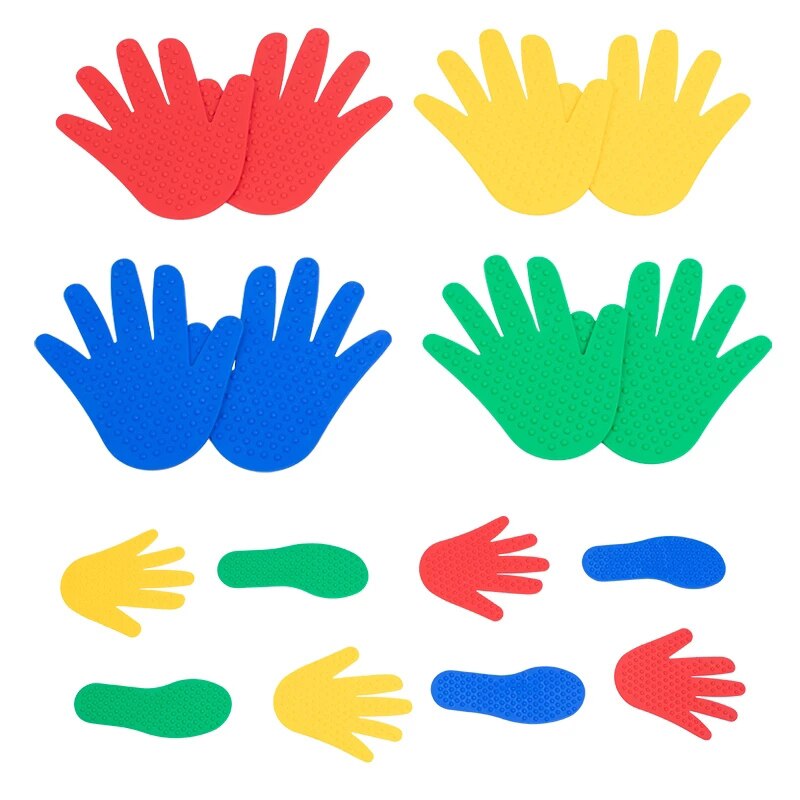 Hand Feet Game Kids speelmat Outdoor Toys baby kruipen Jump activiteit voor kinderen Sport Sensory Play Kindergarten Fun