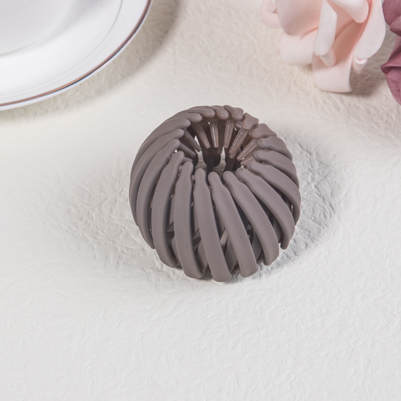 1 Pc/4 Stuks/7 Stuks Mode Vogelnest Haar Clips Voor Vrouwen Matte Haar Klauw Clips paardenstaart Haaraccessoires Voor Vrouwen Meisjes: Roze