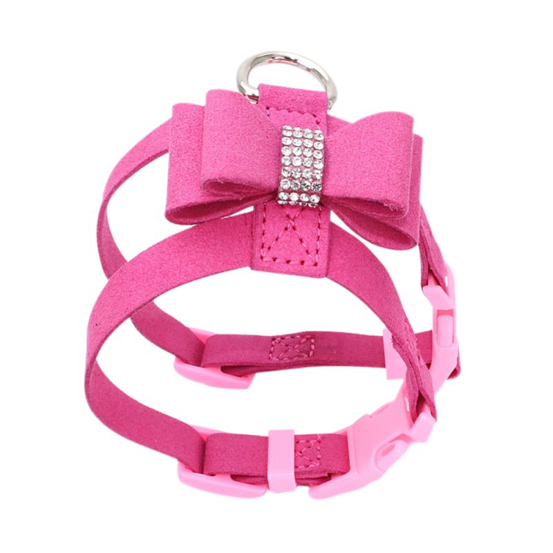 Hond Puppy Kat Vlinderdas Kraag Strass Harnas Leiband Voor Hond Kat Pet Hond Kat Accessoires Prinses Stijl