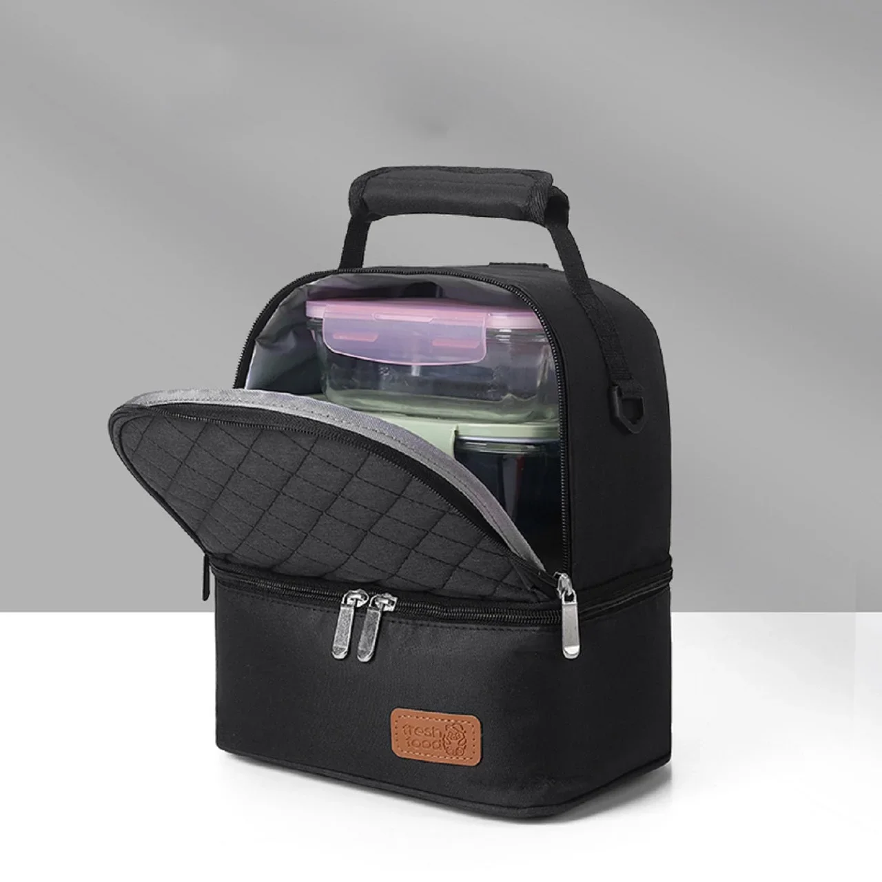 Children's insulated lunch bag, minimalist picnic insulated box, portable lunch container, lunch box, bento bag