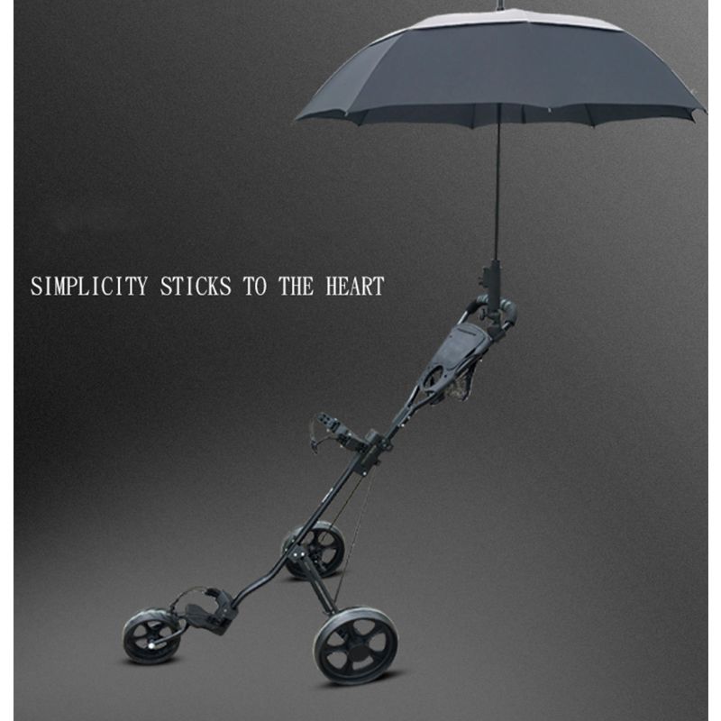 ABS Golf Trolley Cart Accessories Adjustable Umbrella Holder Clubbers