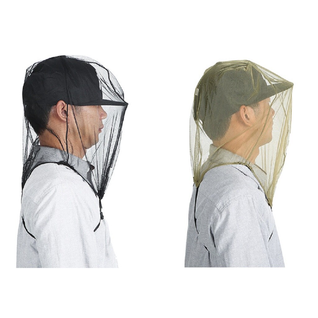 Outdoor Hoed Mesh Masker Anti Mosquito Head Netto Gezicht Cover Sjaal Voor Vissen Klimmen Jungle