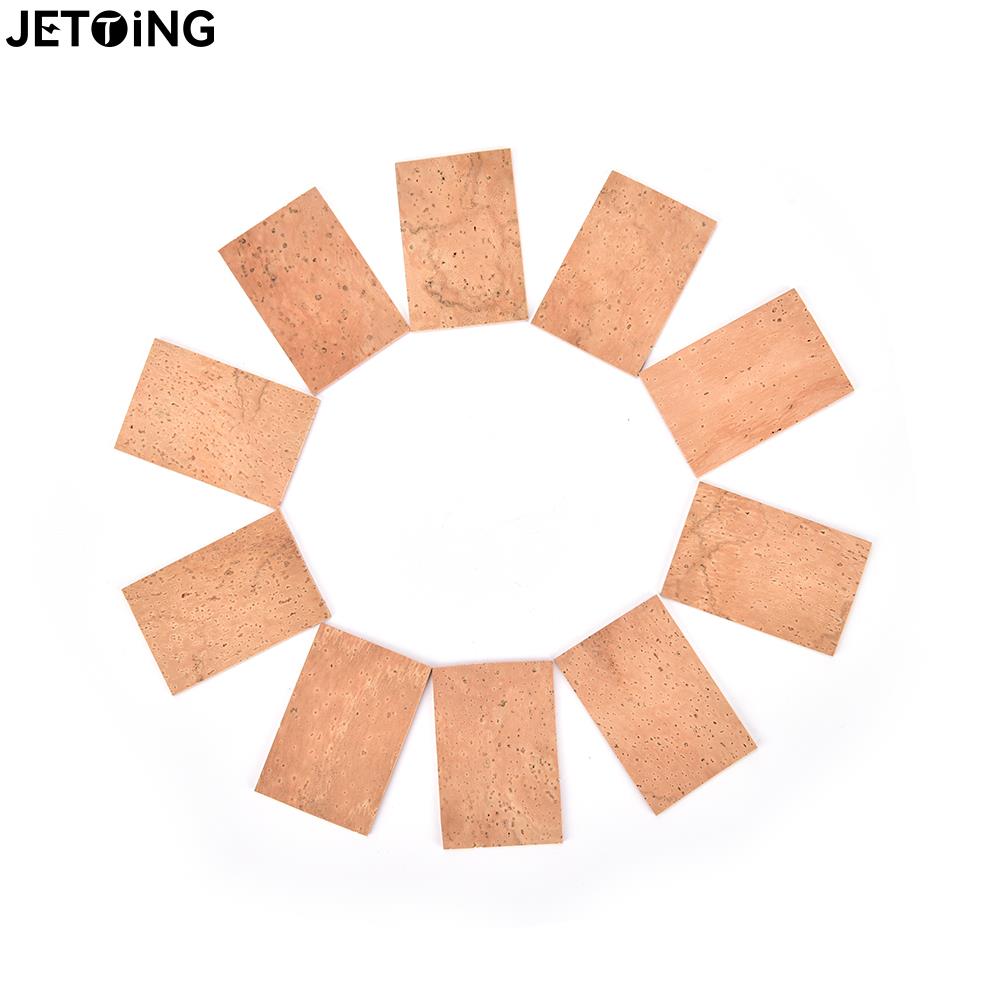 10 stk saksofonkorker sopran/tenor/alt hals kork saksofon deler tilbehør 60 x 40 x 2 mm