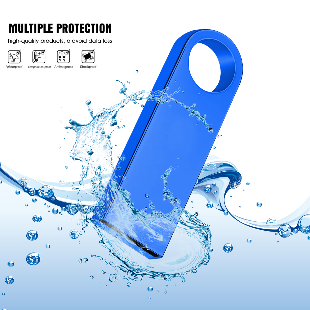 Metal USB 3.0 Flash Drive 128gb 16GB 8GB Flash Disk Pendrive 32gb 64gb USB Flash USB Disk Memory Stick U Disk Gif