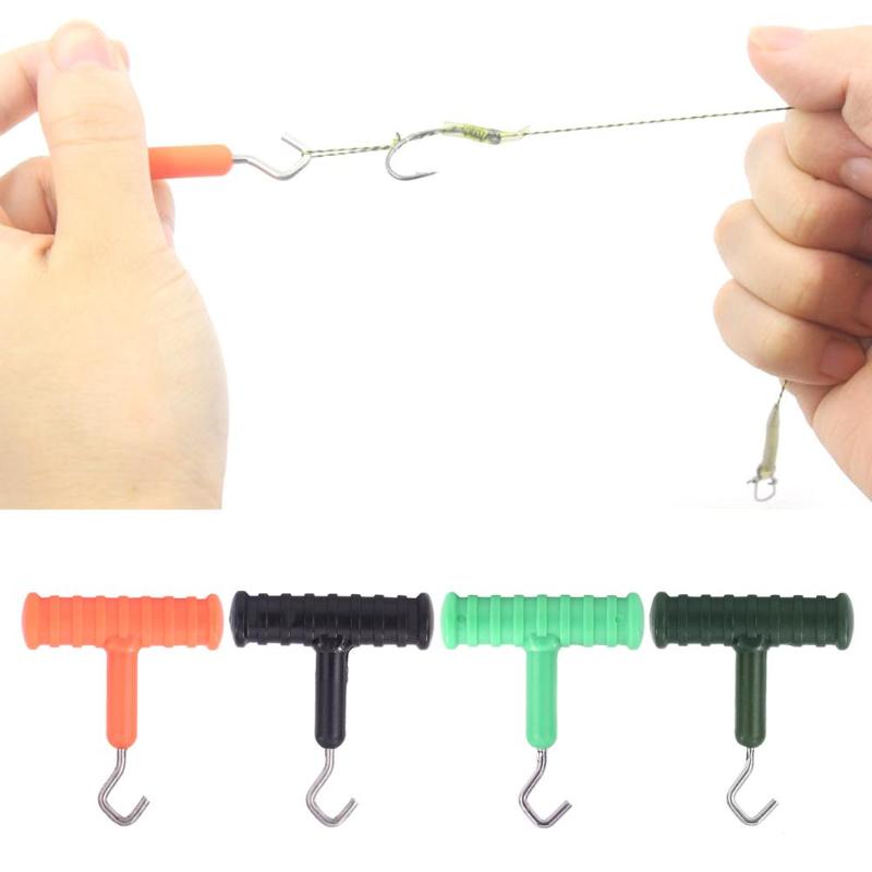 3pcs/set Stainless Steel Fishing Knot Puller Carp Rig Making Tool Hook Knot tool Terminal Tackle of Carp Rig Fishing Accessories